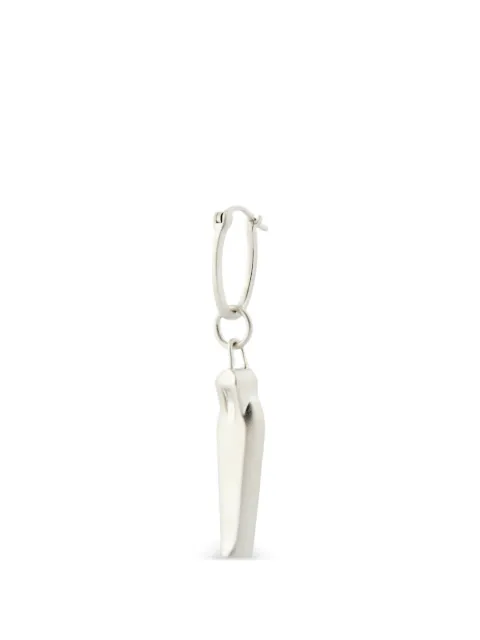 Rick Owens sarcophagus single earring Silver 55038