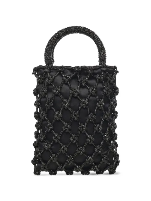 Rosantica crystal-embellishment top-handle tote bag Black B18230JET001