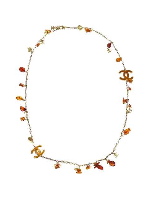 CHANEL Pre-Owned 2011 chain necklace Gold NC196455