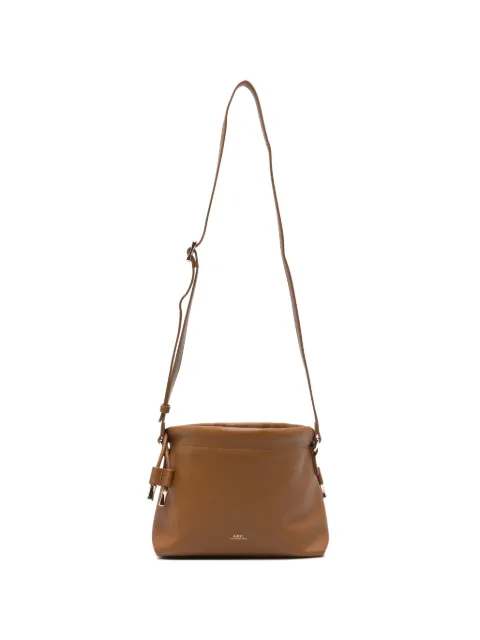 A.P.C. Ninon drawstring-fastening shoulder bag Brown PUAATF61582