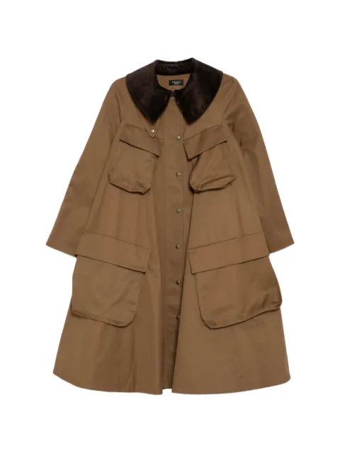 A.W.A.K.E. Mode gaberdine coat Brown PSS26BJ01CN01