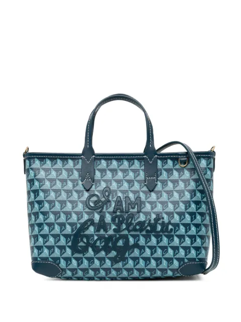 Anya Hindmarch XS I Am A Plastic tote bag Blue 203883