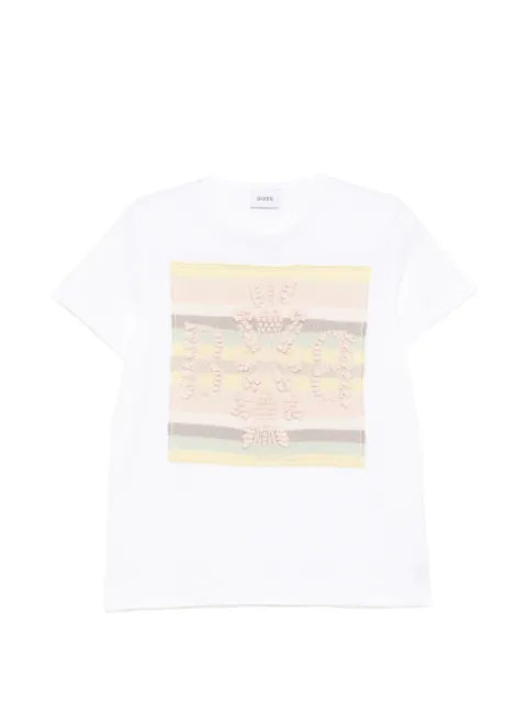 Barrie cashmere patch logo t-shirt White C279719