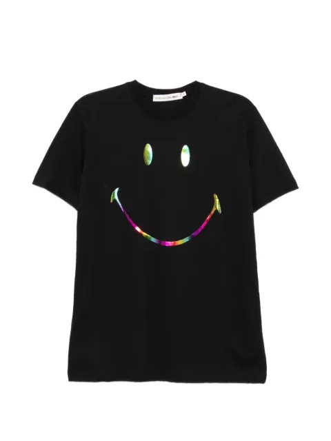 Joshua Sanders smile-hologram T-shirt Black JS36A4617