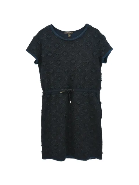 Louis Vuitton Pre-Owned 2010s logo-pattern mini dress Blue 154458
