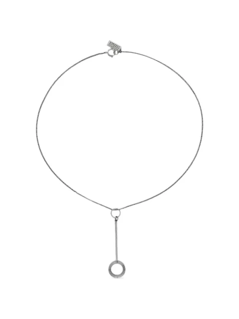 MM6 Maison Margiela loupe-pendant chain necklace Silver 71408