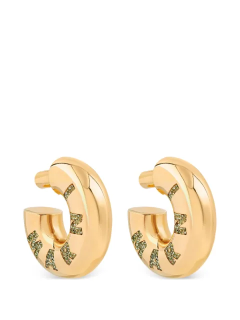Marni crystal-embellished hoop earrings Gold 63133