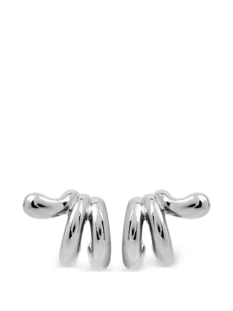 Hugo Kreit trio brass earrings Silver 71541