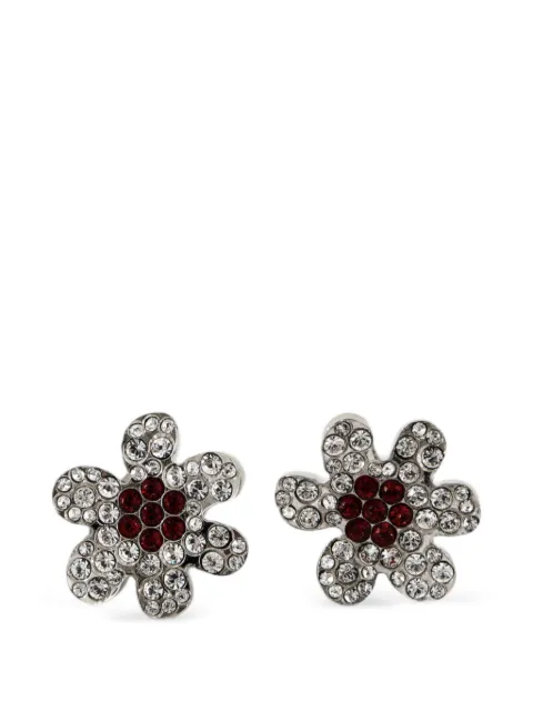 Marni flower-motif earrings Silver 63128