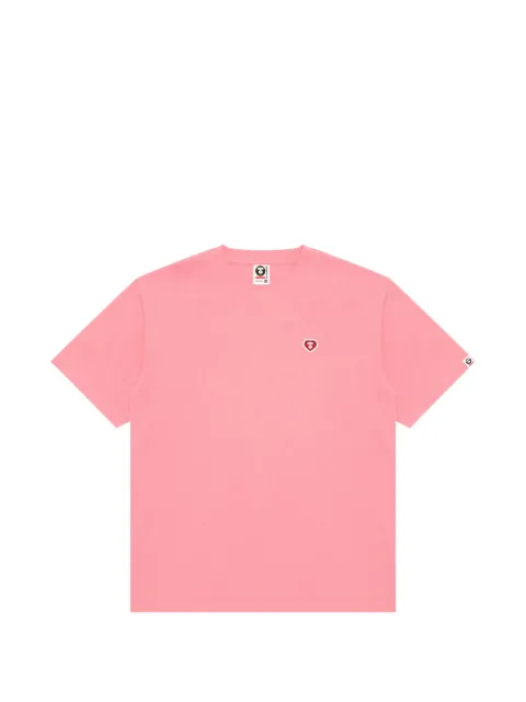 AAPE BY *A BATHING APE® logo T-shirt Pink ATE1807XXQ