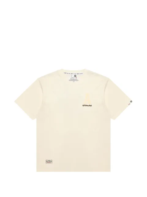 AAPE BY *A BATHING APE® appliqué t-shirt Neutrals ATE1847XXQ