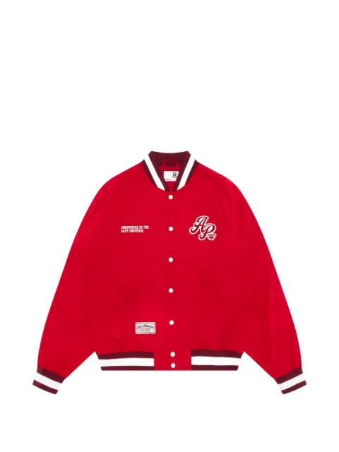 AAPE BY *A BATHING APE® logo-detail jacket Red ALJ7781XXQ