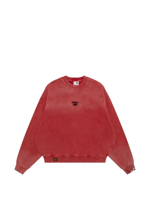 AAPE BY *A BATHING APE® crew-neck sweatshirt Red ASWD360XXQ