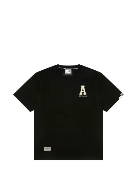 AAPE BY *A BATHING APE® appliqué T-shirt Black ATE1847XXQ