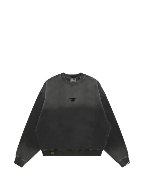 AAPE BY *A BATHING APE® logo-patch sweatshirt Grey ASWD360XXQ