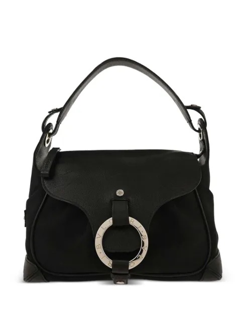 Bvlgari Pre-Owned 1990-2000s Logomania tote bag Black 125187