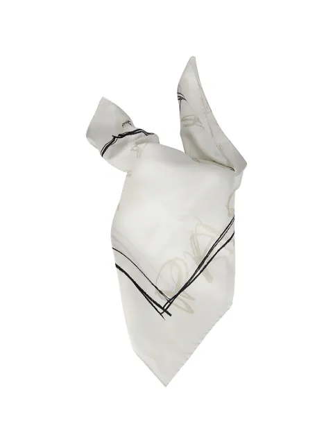 Maison Margiela silk scarf White S51TF0049M35820