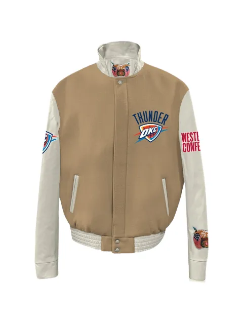 Jeff Hamilton Oklahoma City Thunder jacket Brown NBA004CAMOKC