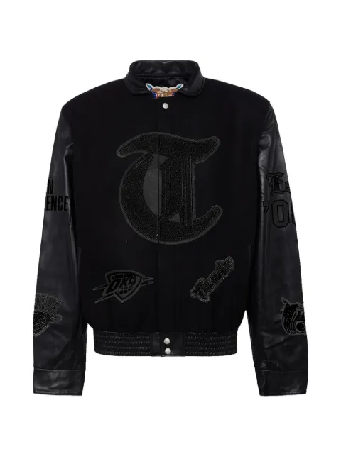 Jeff Hamilton Oklahoma City Thunder varsity jacket Black NBAOKLTHU102