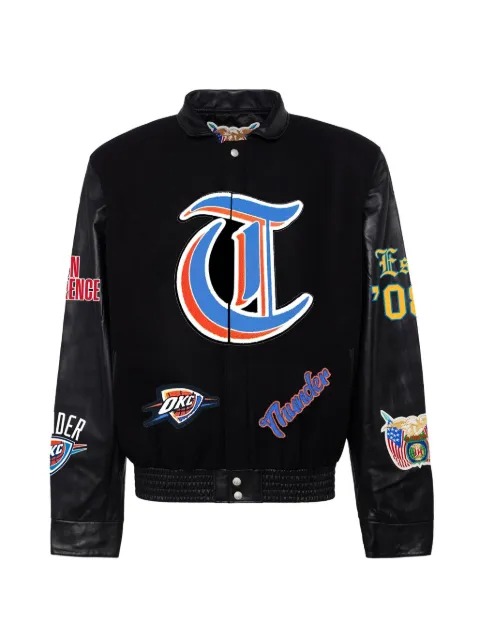Jeff Hamilton Oklahoma City Thunder varsity jacket Black NBAOKLTHU101