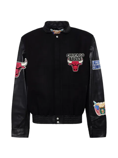 Jeff Hamilton logo patch bomber jacket Black NBACHIBUL100