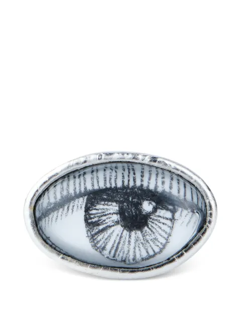 POISONED HEARTS eye-paint ring Silver 39010
