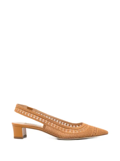 Arteana Trieste point-toe slingback pumps Neutrals SS26TRICAMSP35