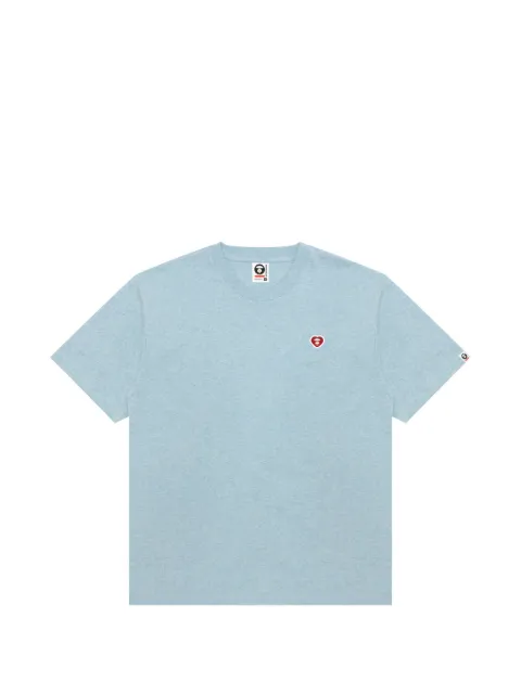 AAPE BY *A BATHING APE® appliqué T-shirt Blue ATE1807XBQ