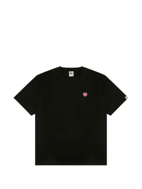 AAPE BY *A BATHING APE® appliqué T-shirt Black ATE1807XXQ