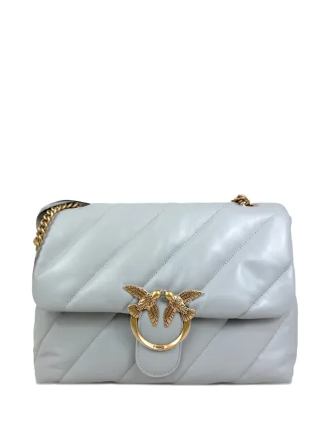 PINKO quilted chain-strap shoulder bag Grey 100037A0F2