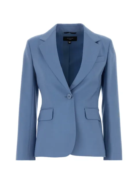Weekend Max Mara Lamine wool blazer Blue 2615041071600