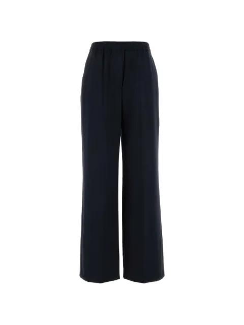 Weekend Max Mara Mallo wool trousers Blue 2615131071600