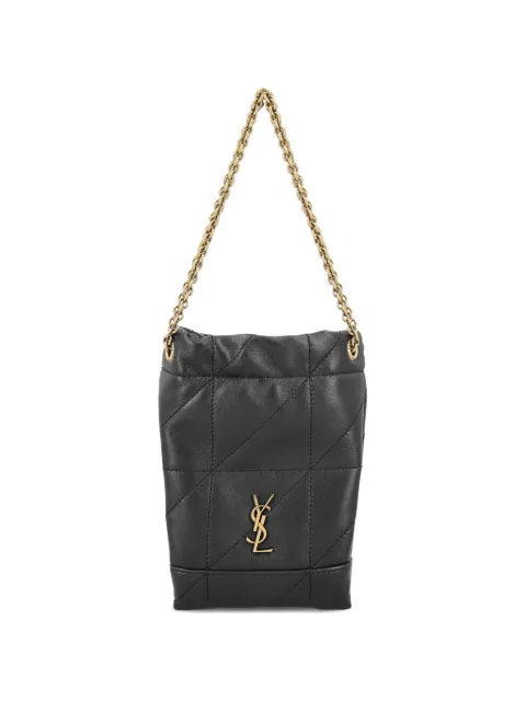 Saint Laurent quilted bucket bag Black 863069AAB32