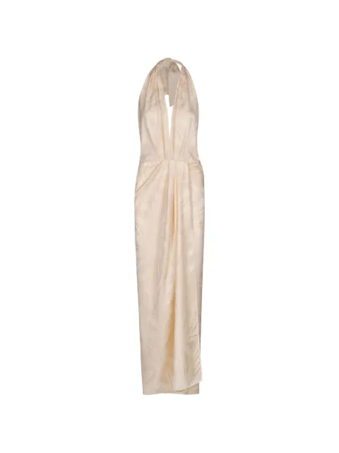 Johanna Ortiz Wildly Beautiful midi dress Neutrals PT03676