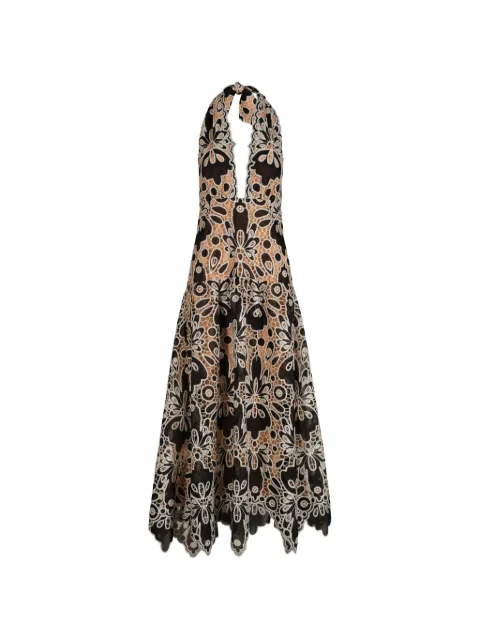 Johanna Ortiz Verso Luminoso midi dress Black PT03667
