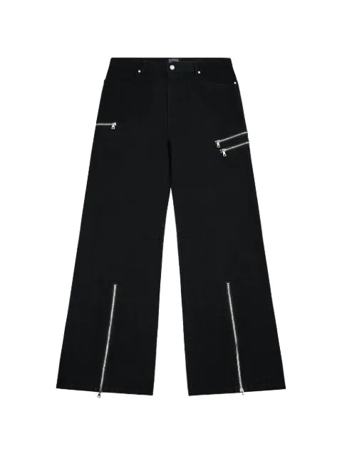 RTA x DDG Rio zip-detail jeans Black MDDGD915B2160BKZPG