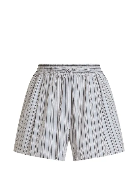 Dolce & Gabbana striped poplin culottes shorts Grey FTDMCTFR51X