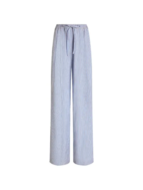Dolce & Gabbana striped poplin trousers Blue FTDLETFR510