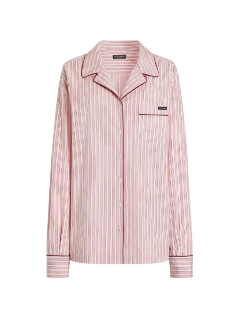 Dolce & Gabbana striped buttoned shirt Pink F5U28TFR517