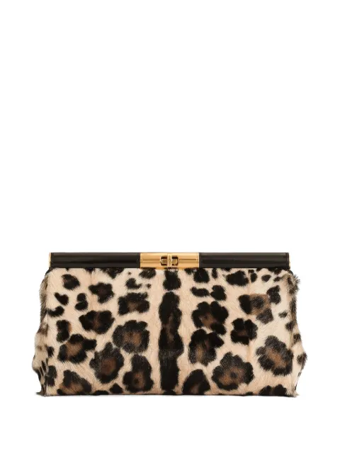 Dolce & Gabbana Marlene shoulder bag in leo kid leather Neutrals BB7672A0863