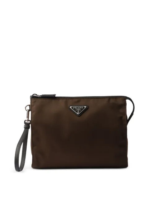 Prada logo-detail necessaire Brown 2NE7892DMH