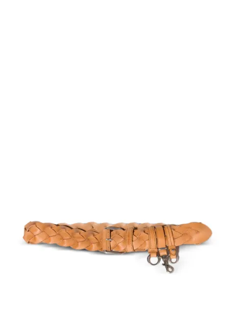 Miu Miu braided leather belt Brown 5CC7222G7V