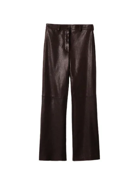 Miu Miu leather pants Brown MPP411SOOO19E6