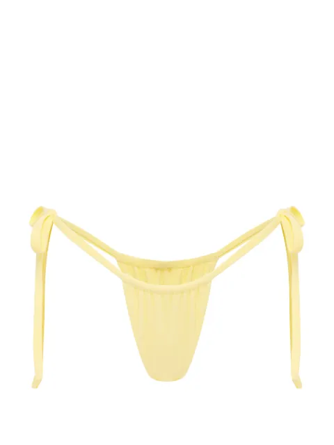 FAE SWIM Birdie tie-side bikini bottoms Yellow 12630