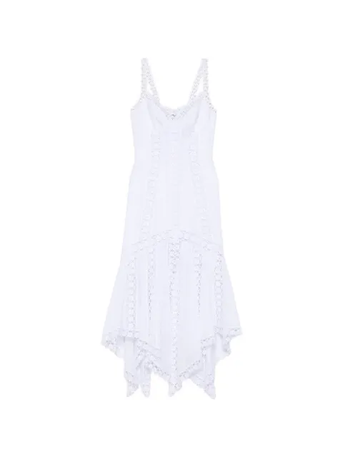 Charo Ruiz Ibiza Blossel asymmetric-hem midi dress White 261621