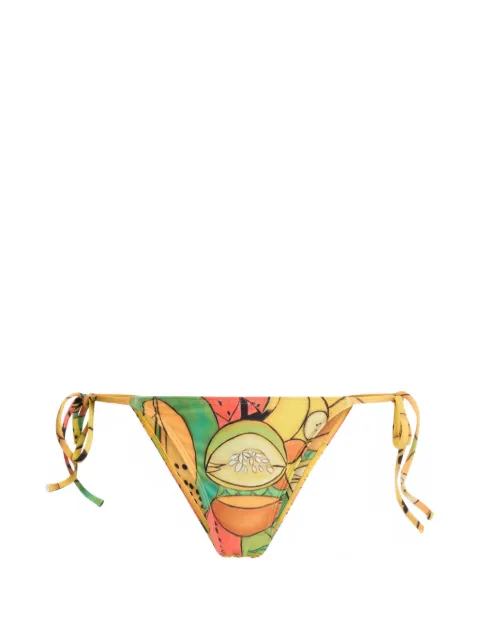 Donde Esteban Frutas triangle bikini bottom Yellow SS26BIK906BOT