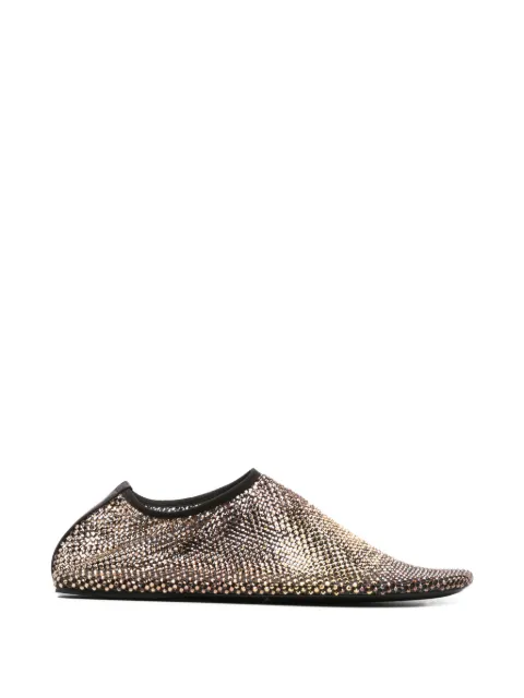 Christopher Esber Minette ombré crystal ballet flats Gold 25049463