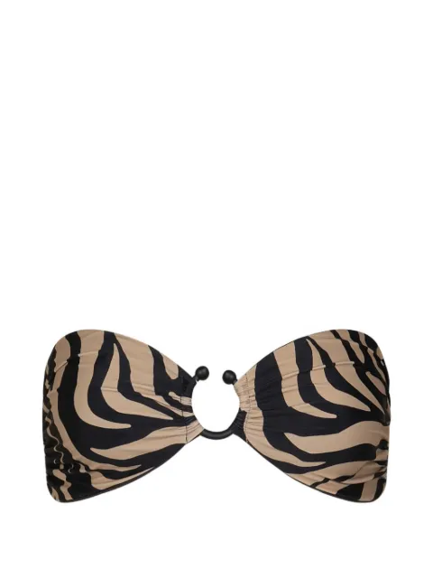Johanna Ortiz Seawaters bikini top Black PT03499