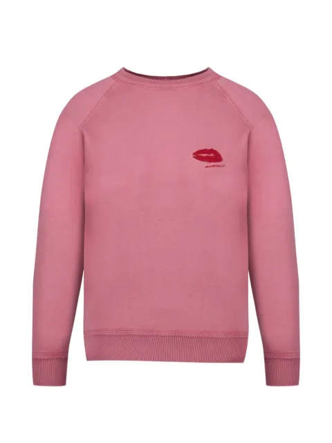 MARANT ÉTOILE Millyny lip-print sweater Pink SW0160FAD1M02E