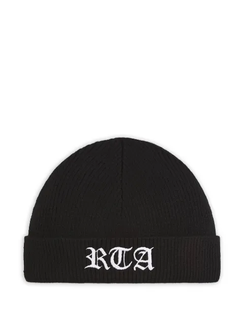 RTA Zion old-english beanie hat Black MDGDK1181